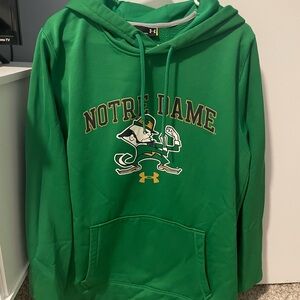 Under Armour Green Notre Dame Hoodie